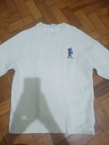 Moletom sem toca ZARA bege tamanho 38