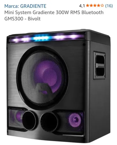 Mini System Gradiente Bivolt