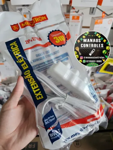 Extensão elétrica 3 metros