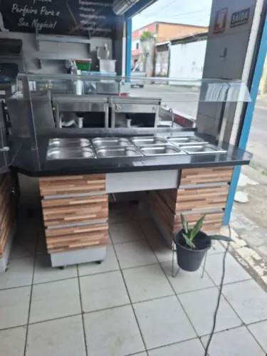 Balcão self service 10 cubas 