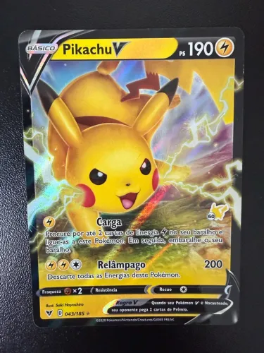Carta Pokémon Pikachu V 60