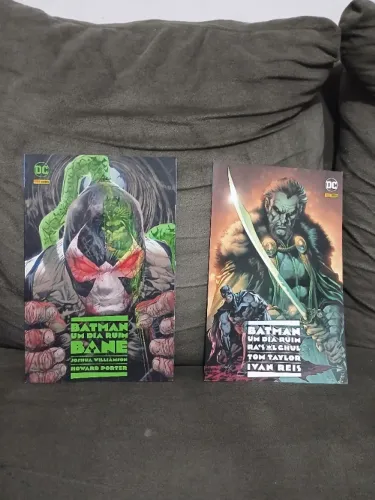 Batman Um dia ruim n. 06 (Bane) e n. 08 ( Ra's Al Ghul)