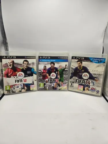FIFA 12 13 14 PS3  Messi  Jogos Originais EA Sports  Mídia Física
