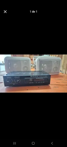 Kit de som com 2 caixas de auto falante <br>400.00
