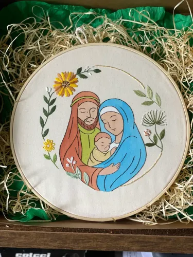 Bastidor Bordado Menino Jesus