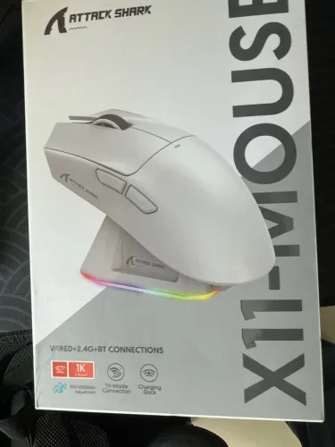 MOUSE ATTACK SHARK 11 COM DOCK