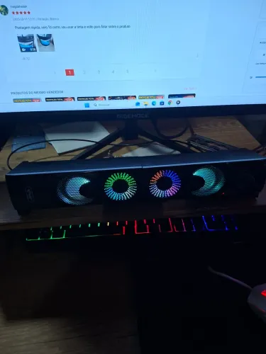 Caixa de som rgb Knup