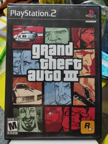 Gta 3 ps2 original completo com mapa e manual