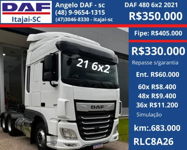 DAF 480 6x2 2021