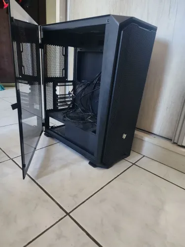 Gabinete computador com tampa de vidro
