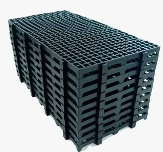 Vendo 10 Pcs Pallet Estrato Plástico Preto 25x50x2,5cm Piso