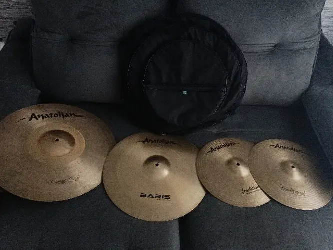 Kit Pratos Turcos Anatolian B20 com Bag