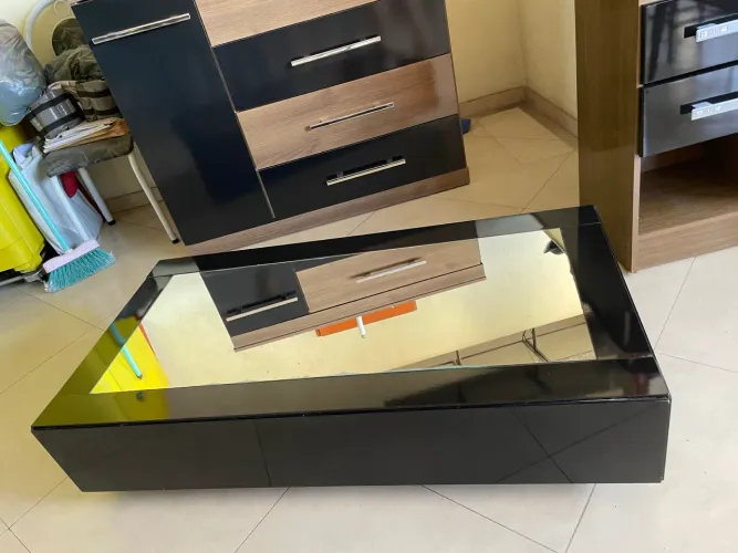 MESA DE CENTRO COM ESPELHO MDF