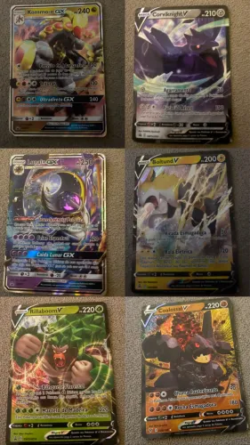 Cartinhas raras Pokémon