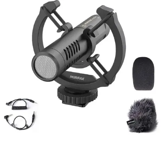 Microfone Mirfak N2 P2 Câmera 