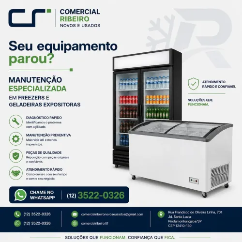 Conserto de Freezers, Expositores e Cervejeiras
