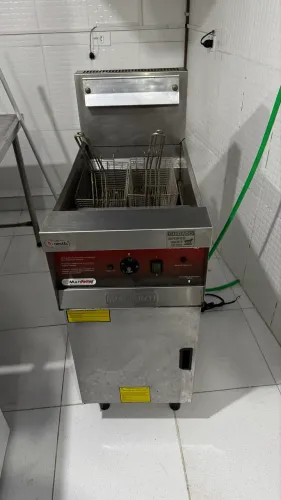 Fritadeira Industrial Água e Óleo MultiFritas 2 Cestos Gás/Elétrica