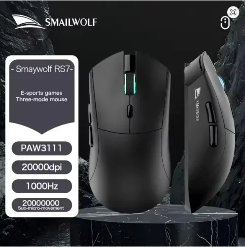 Mouse gamer SMAILWOLF RS7 PAW3311