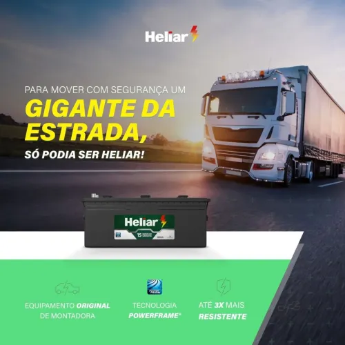 Baterias de caminhão e ônibus. A pronta entrega.
