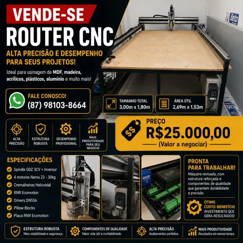 Vendo Router CNC