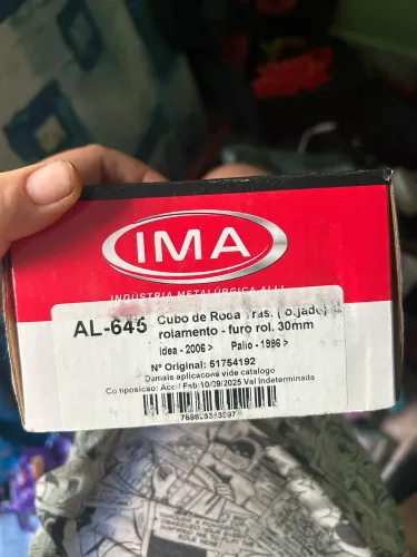 ? Cubo de Roda Traseiro IMA AL-645 Novo na Caixa