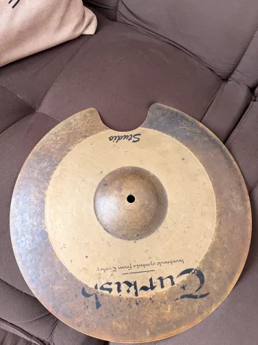 PRATO DE ATAQUE TURKISH CYMBALS 16? STUDIO LIGA B20 (COM REPARO)