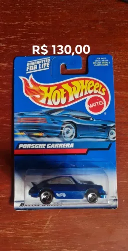 Hot Wheels Porsche Carrera Azul - Main Line - Escala 1:64 BASE DE METAL
