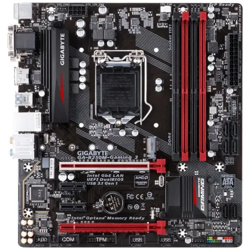 Placa mãe gamer Gigabyte GA-B250M-GAMING 3
