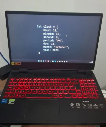 Notebook Gamer Acer Nitro 5 | i5 12ª Gen + RTX 3050 + 32GB RAM HyperX + SSD 512GB