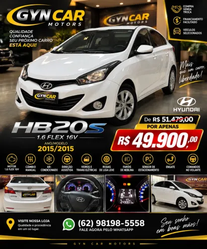 Hyundai HB20S C.plus/c.style 1.6 Flex 16V Mec.4p 2015