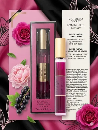 Perfume Victoria?s Secret Bombshell Passion Eau de Parfum Travel Spray | Original | Novo