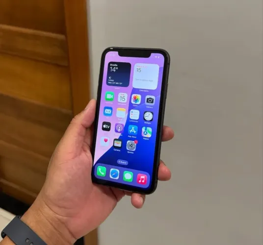 iPhone 11 preto 64GB face iD ok aceito cartão!