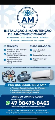 INSTALAÇÃO AR CONDICIONADO JOINVILLE