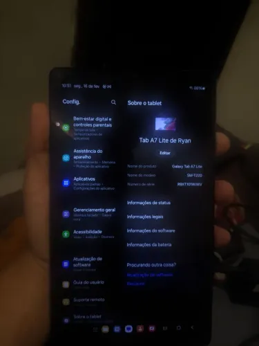 Vendo Tablet A7 Lite Samsung 