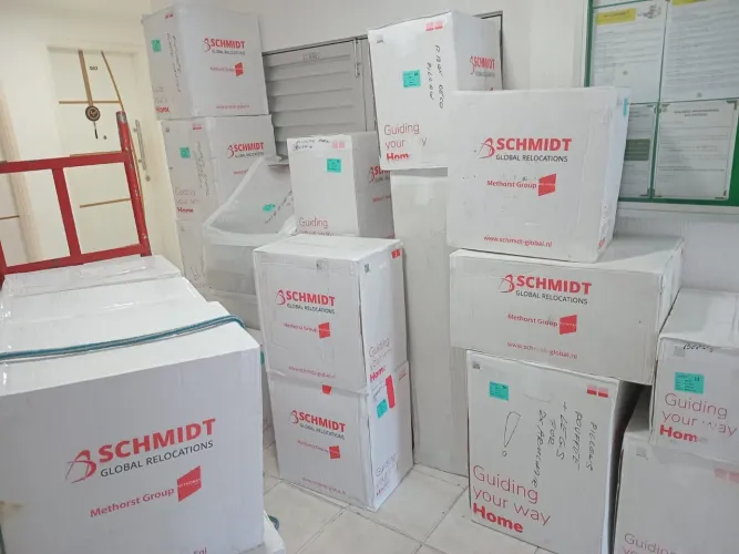 Doação de caixas de mudança 