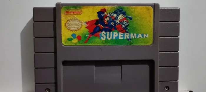 Cartuchos de Super Nintendo - Superman e Toy Story