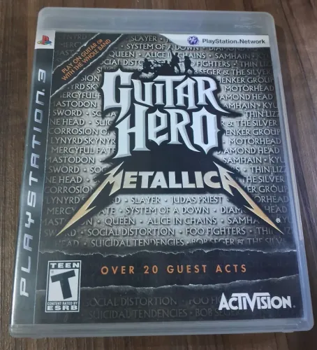 Jogo Guitar Hero Metallica - PS3