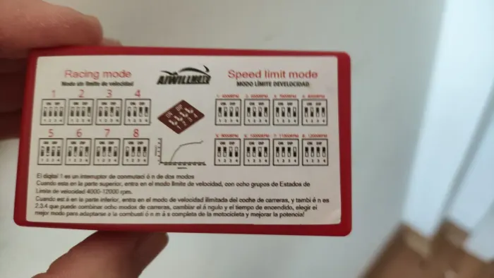 ? CDI programável aiwilimoto universal ?