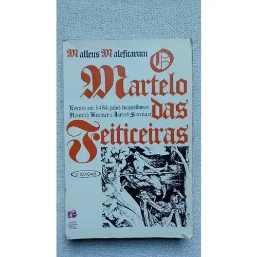 Livro O martelo das Feiticeiras - Malleus Maleficarum 1991 usado