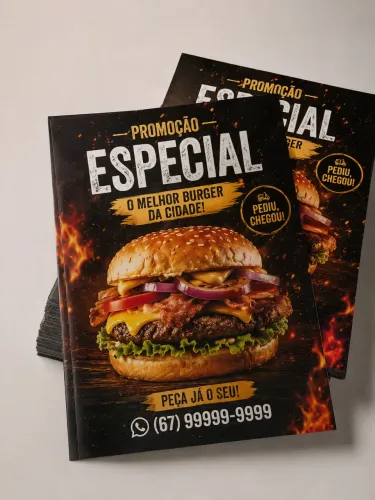 Panfletos Divulgação 1000 Unidades Couchê 90g