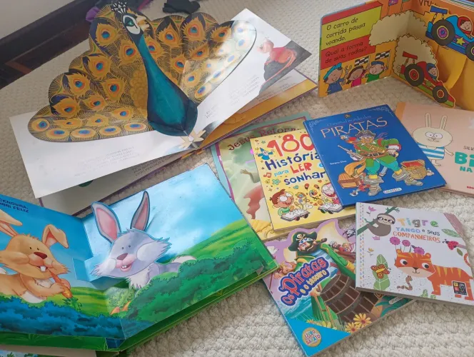 Kit livros infantil - 3 Pop-up