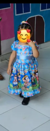 Vestido infantil junino