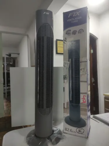 Ventilador Torre Fix 220 V 3 Velocidades Motor silencioso (Sem Uso)