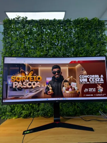 Monitor LG Ultrawide 34 Polegadas  34QL750-B  144Hz  Tela e Imagem: Possui painel IPS de 3