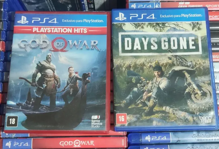 2 jogos de PS4 (Faço envio pela Olx)