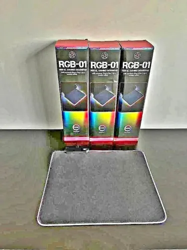 Mouse Pad Gamer 25cm x 30cm Led Rgb - FAÇO ENTREGA