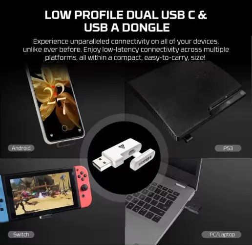 Controle PC/Android/Nitendo Switch e PS3
