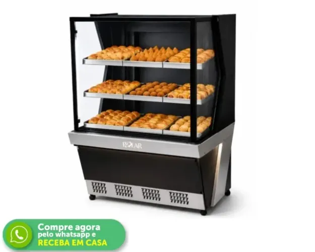 Balcão Estufa 80 Cm Preto Polar