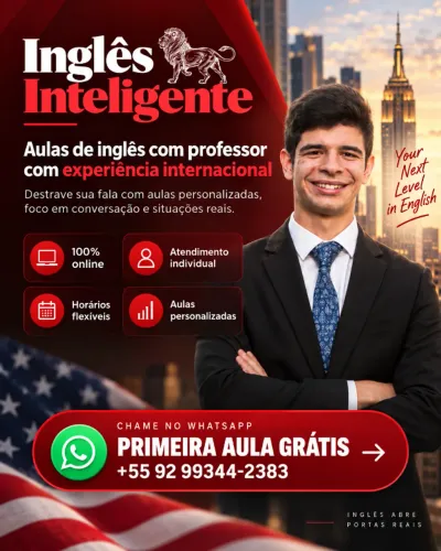 Aula com professor com professor com experiência internacional