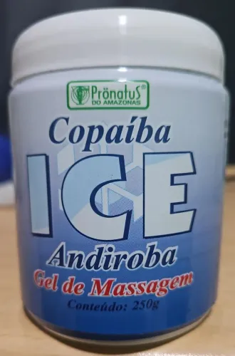 Copaíba Ice Andiroba 250 g Gel de massagem 